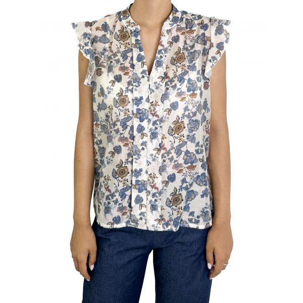 Blusa fantasia con volant